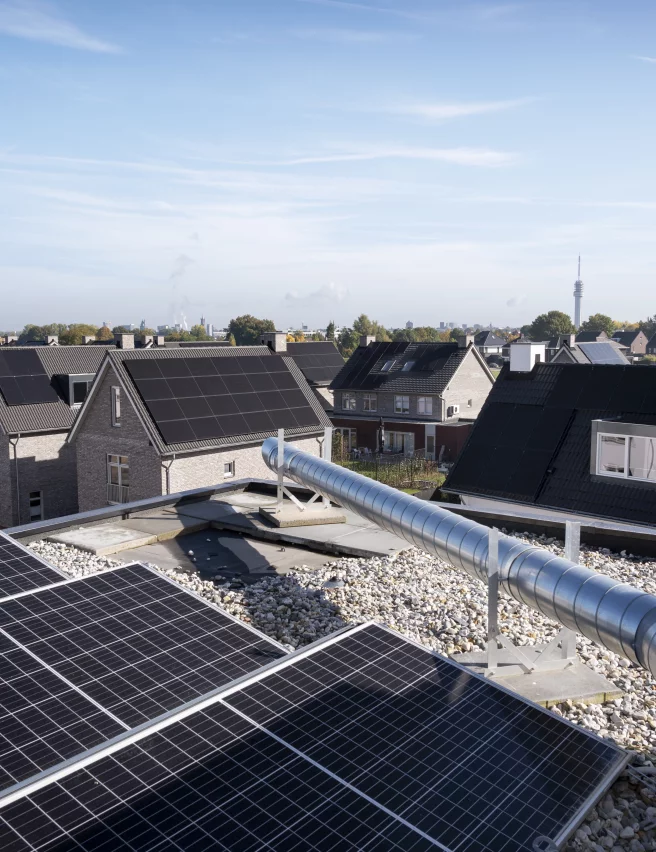 duurzame nieuwbouwwoningen met ventilatie