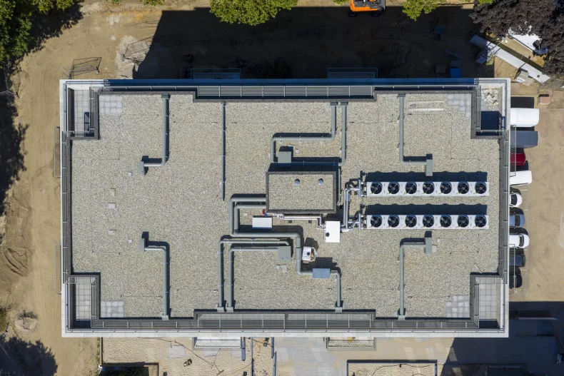 Ventilatie installatie dak Ensemble