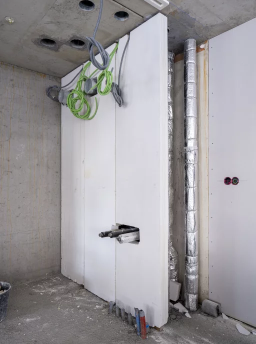 Ventilatie-installatie nieuwbouw