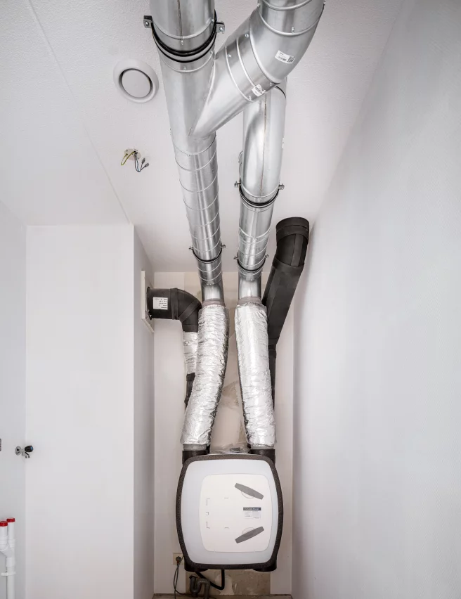 Installatie ventilatiesysteem