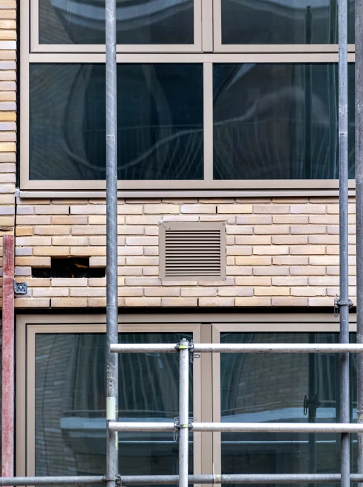 Ventilatierooster muur