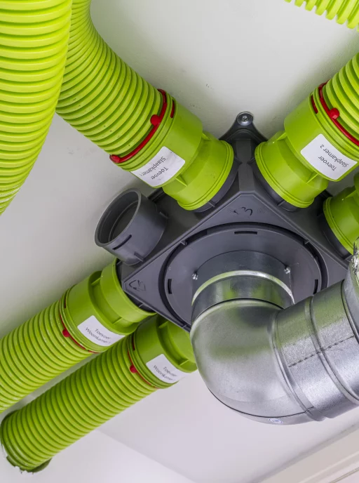 Flexibele kunststof ventilatiekanalen